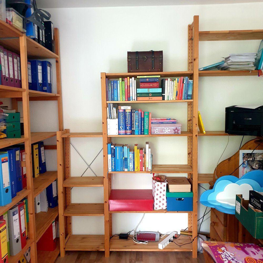 Projekt Lehrerin - Regal nachher Projekt Lehrerin - Regal nachher